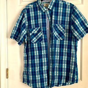 Men Plaid Shirt Size XL
